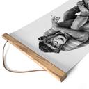 Textielposter Streetstyle aap met sigaret - Koubou