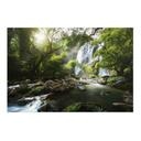 Textielposter Waterval in het bos - Foto