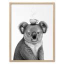Poster Koala avec café - Korenkova