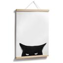 Poster Regard d'une chatte noire - Korenkova