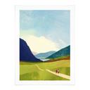 Poster Zomerwandeling bij het bergmeer - Rivers
