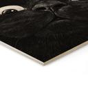 Tableau sur bois Chat noir amusant - Korenkova - Carré