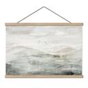 Textielposter Mistig berglandschap aquarel - Ms Tiff