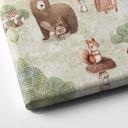 Canvas Schilderij Dieren Brandweer in het Bos - Oliver Robins