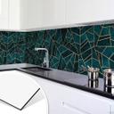 Keukenachterwand Fredriksson - Blue Green Emeralds