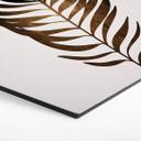 Hexagon Dibond Kubistika - Golden Leaf