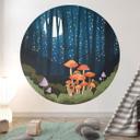 Wall Sticker Skov og stjerner om natten - SpaceFrog Designs