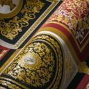 barok tapet Versace i guld og rødt non-woven tapet klassisk design tapet