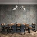 Fototapet motiv patchwork struktureret steneffekt tapet grå beige 3,4 x 2,12 m