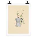 Póster Frida Floral Studio - Mocha Floral