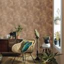 3D-tapet, retro-mønstret tapet, Erismann Martinique brun non-woven tapet