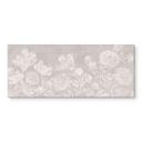 Blomstret stænkplade til køkken med vilde blomster i kridtlook beige - Bloomery Decor