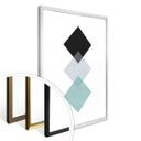 Plakat - Nouveauprints - Squares aqua