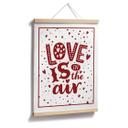 Póster Love is in the air rojo