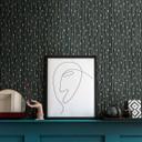 Papel pintado negro dorado efecto metalizado Papel pintado tejido-no tejido Papel pintado motivo mod