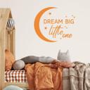 Wallsticker Dream Big Little One with Moon and Stars