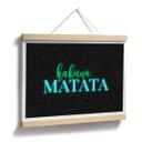 Póster Hakuna Matata - Luz de neón