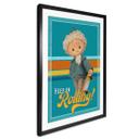 Plakat Sandman med skateboard