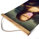 Póster de tela Taudalpoi - Mona Lisa con chicle