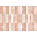 Moderne abstrakt fototapet i abrikos - geometrisk non-woven tapet