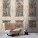 Fototapet med skovbillede Antik Beige Brun - Udvideligt design