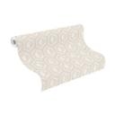 Papier peint intissé Rasch, papier peint à motifs Sophia blanc crème