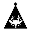 Tipi de decoración acrílico - ciervo