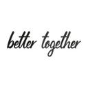 decoración acrílica 3D - Dicho romántico - better together