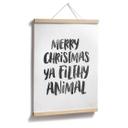 Plakat - Merry Christmas ya filthy animal