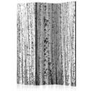Screen room divider - Birch forest, 3-delt - 135x172 cm