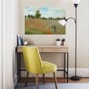 Zelfklevende Poster  Monet - Klaprozen bij Argenteuil