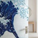 Dørfilm Den store bølge i Kanagawa - Hokusai - Selvklæbende dørdekoration