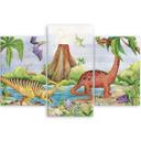 3-delt lærredsprint, Dinosaurer ved søen