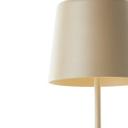 Tischleuchte Cosy, braun, 10 x 37 cm, Metall Beige Tischleuchte Outdoor