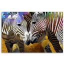 Canvasbillede, Zebra dyr abstrakt