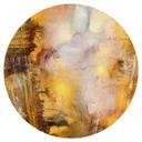 Vinilo decorativo Ámbar luz y sombra - Schmucker - Redondo