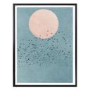 Póster Kubistika - Luz de luna