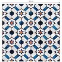 Tapet med geometrisk mønster og blomster - Treechild