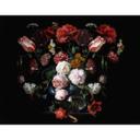 Heem - Naturaleza muerta con flores en un jarrón de cristal - Formato apaisado