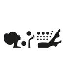 Afslappende bad wallsticker