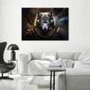 Canvasbillede, Abstrakte ulvedyr