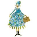 Leffler Wallsticker - Juni blomsterfe