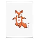 Affiche - Yoga-renard 09