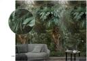 Tapet Fototapet junglemotiv grøn,Blomst 2,70 x 1,59 m