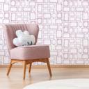 Tapet med mønster - Frame Your Life - pink