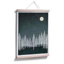 Póster Kubistika - Pequeña luna de invierno