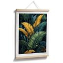 Póster Hojas de palmera de colores - Jaszke