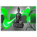 Canvasbillede, Buddha abstrakt