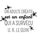 Sticker mural - Un adulte créatif...