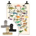 Póster - Abecedario de dinosaurios